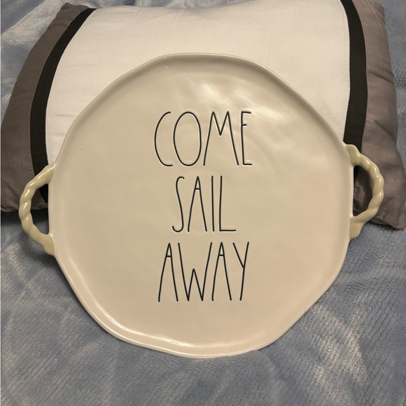Rae Dunn “Come Sail Away” Platter - Picture 1 of 3